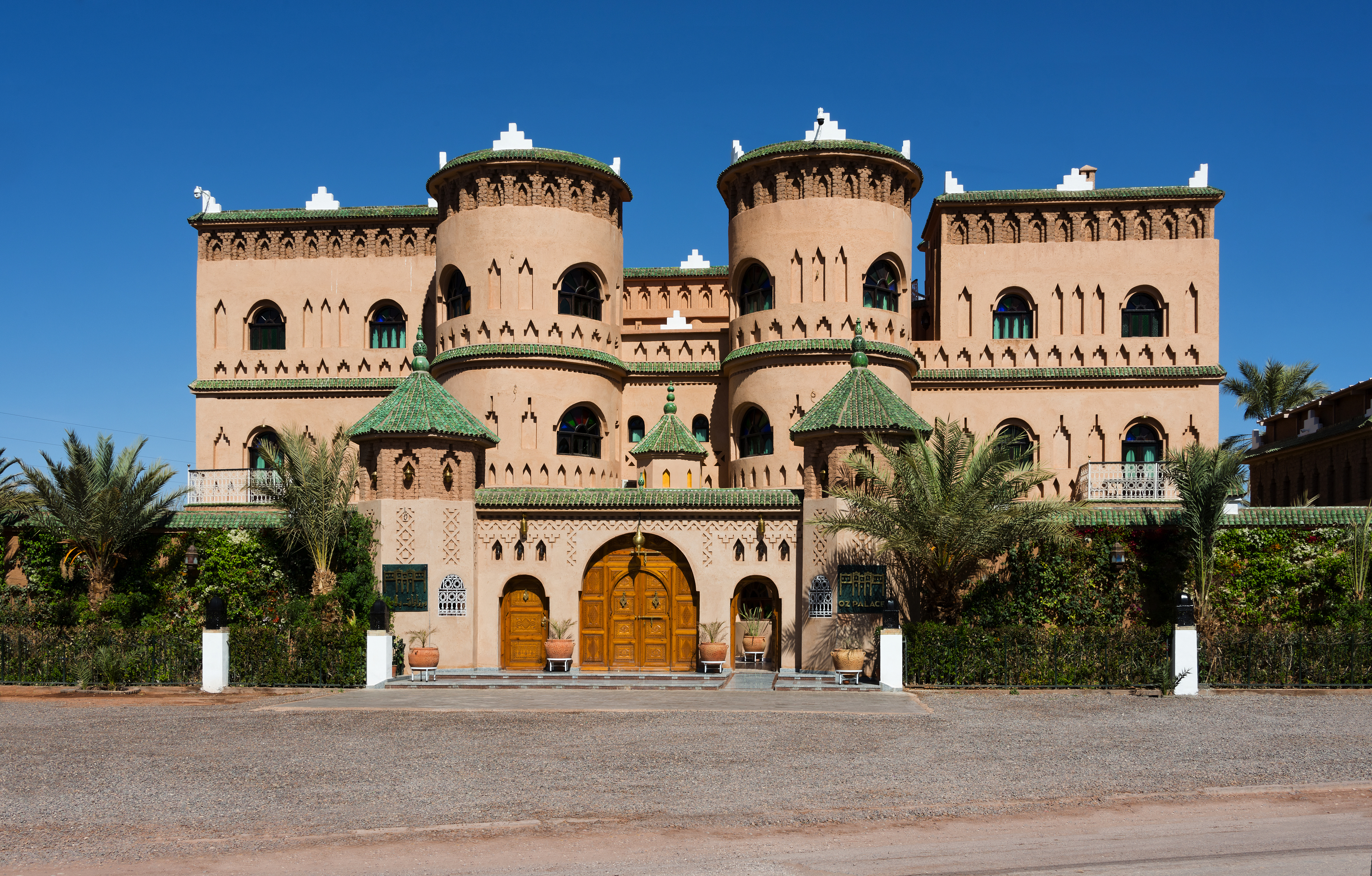 OZ Palace kasbah facade in Ouarzazate